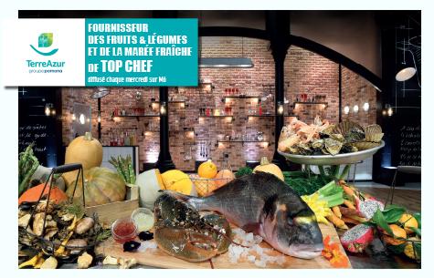 fournisseur produits de la mer et fruits et légumes pour Top Chef
