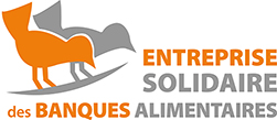 Logo entreprise solidaire des banques alimentaires