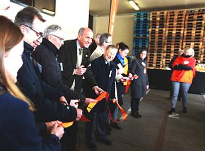 inauguration camion cuisine banques alimentaires