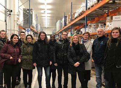 visite étudiants sur le site de TerreAzur Pays de Loire