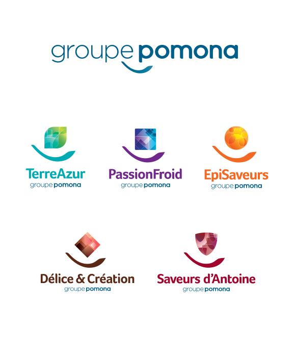 logos des sociétés du groupe pomona